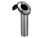 Attwood 30° Black Stainless Steel Flush Mount Rod Holder 2" Diameter x 7-1/2" Length w/ Cap Gasket - Image 2