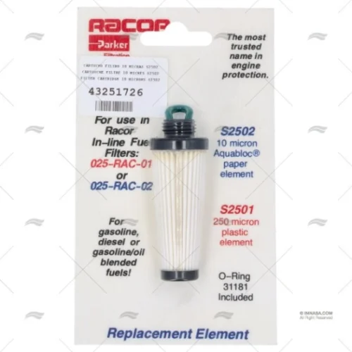 IMNASA FILTER CARTRIDGE 10 MICRONS S2502