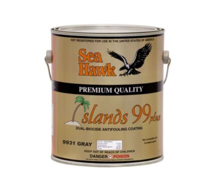Islands 99 plus is a tin free antifouling paint with polishing action in service and long protection against marine organisms. The specific vehicle composition provides long lasting antifouling and polishing action. Application controls Method : Spray, rollers and brushes