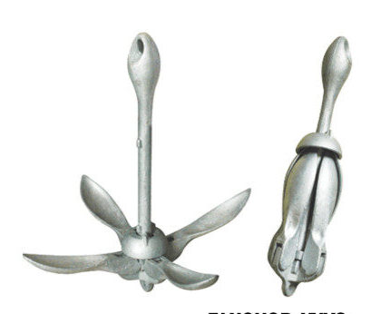 MAZUZEE Hot Dipped Galvanized Folding Anchor