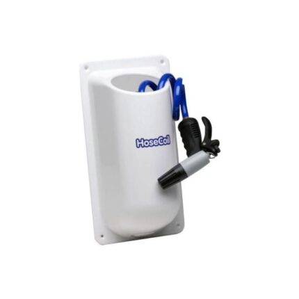 Hosecoil Nozzle metal body with thumb lever and nine pattern adjustable spray head