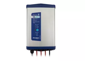 DOLPHIN PROLITE Battery Charger 12 V / 15 A / 2 outputs / IP65 / fanless / Bluetooth
