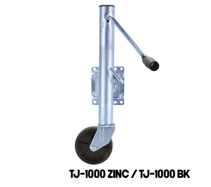 TJ-1000 Zinc Trailer Jack Single Wheel