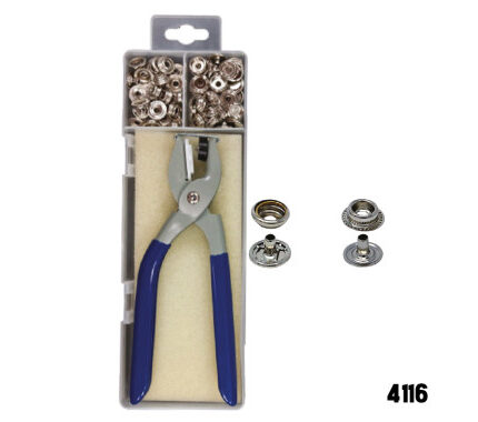Canvas Fastner Snap Kit with Tool - 73 Pieces