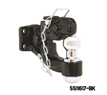Pintle Ball Mount - Black Enamel Finish