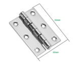 AAA - Stainless Steel Hinge 304 Size: 50mm x 35mm - Image 2