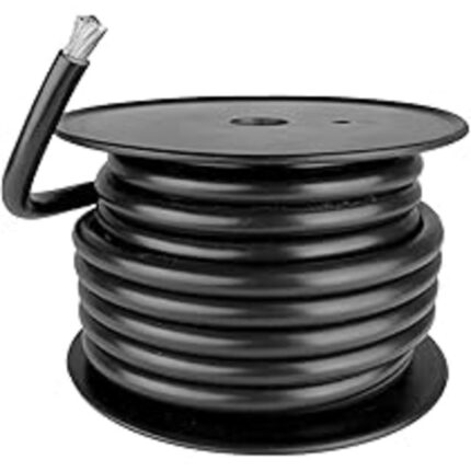 Cobra Marine Boat Battery Cables AWG1 -50MM  Black  Price Per Meter (made in usa)