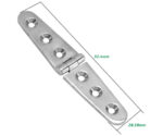 Strap Hinge - AISI 316 Size: 152.4mm x 28.58mm (6" x 1-1/8") - Image 2
