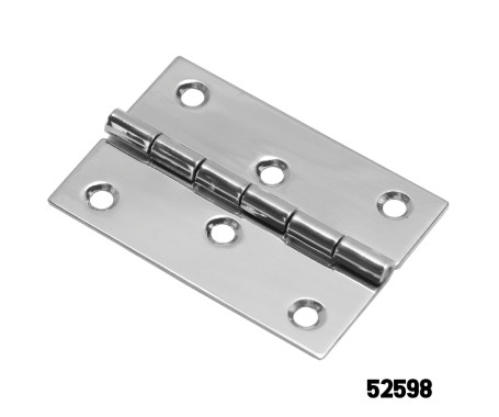 98 AAA - Stainless Steel Hinge 304 Size: 76.6mm x 51mm - Image 1