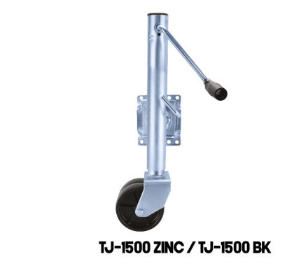 TJ-1500 Zinc Trailer Jack Dual Wheel