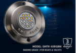 GMT Marine Underwater LED light RGBW 2100+ luminous 316L stainless, IP68 waterproof - Image 2