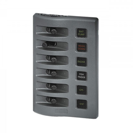 BLUE SEA Weatherproof Control Panel / 6-Section