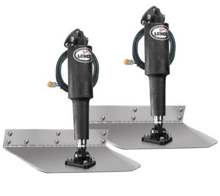 LENCO MARINE Standard Mount Trim Tab Kit, 9"L x 9"W