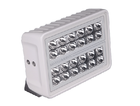 maxi_h120_wht_bracket_right_2.png Lumitec Maxillume H120 Trunnion Mount LED Flood Light - Image 1