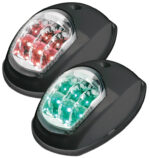 Osculati Evoled navigation lights Black polycarbonate body
